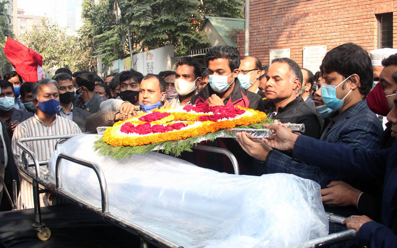 ডিআরইউতে শ্রদ্ধায় সিক্ত সাবেক সাংগঠনিক সম্পাদক হাবীবুর রহমান